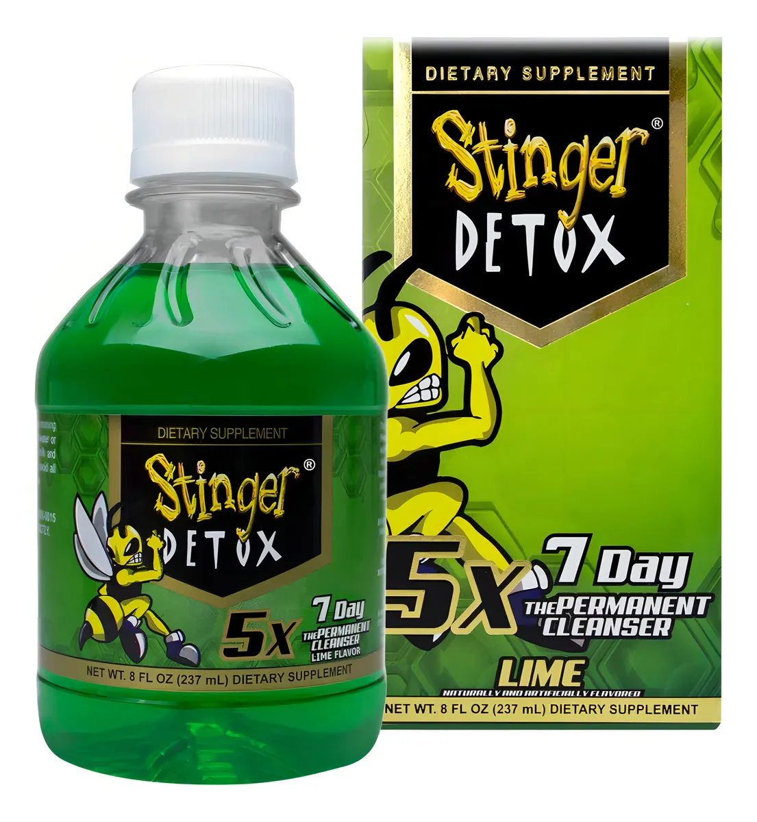 Stinger Detox 5x7 Day Extra Strenght Permanente Limpiador